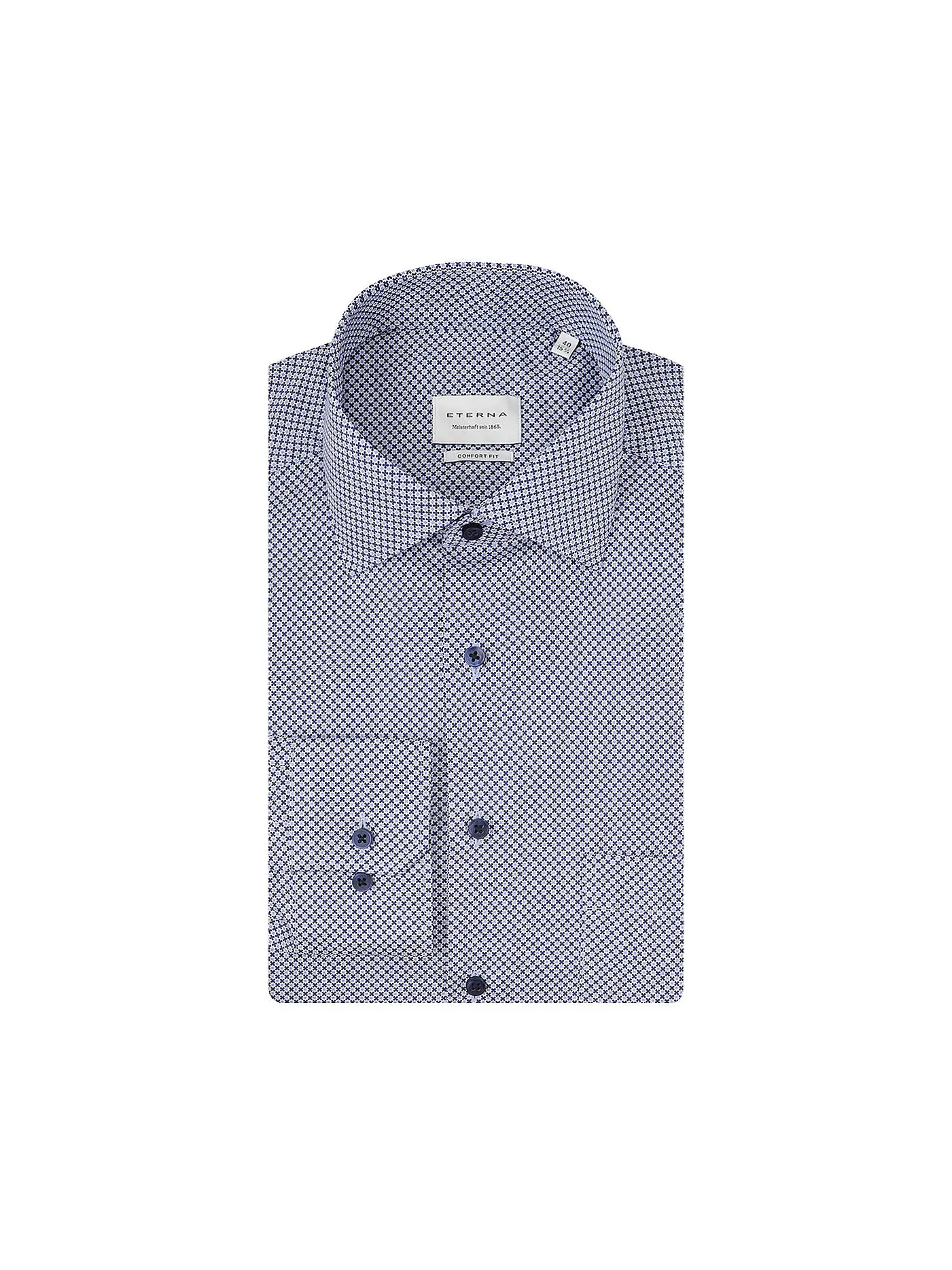 ETERNA | Hemd Comfort Fit | blau